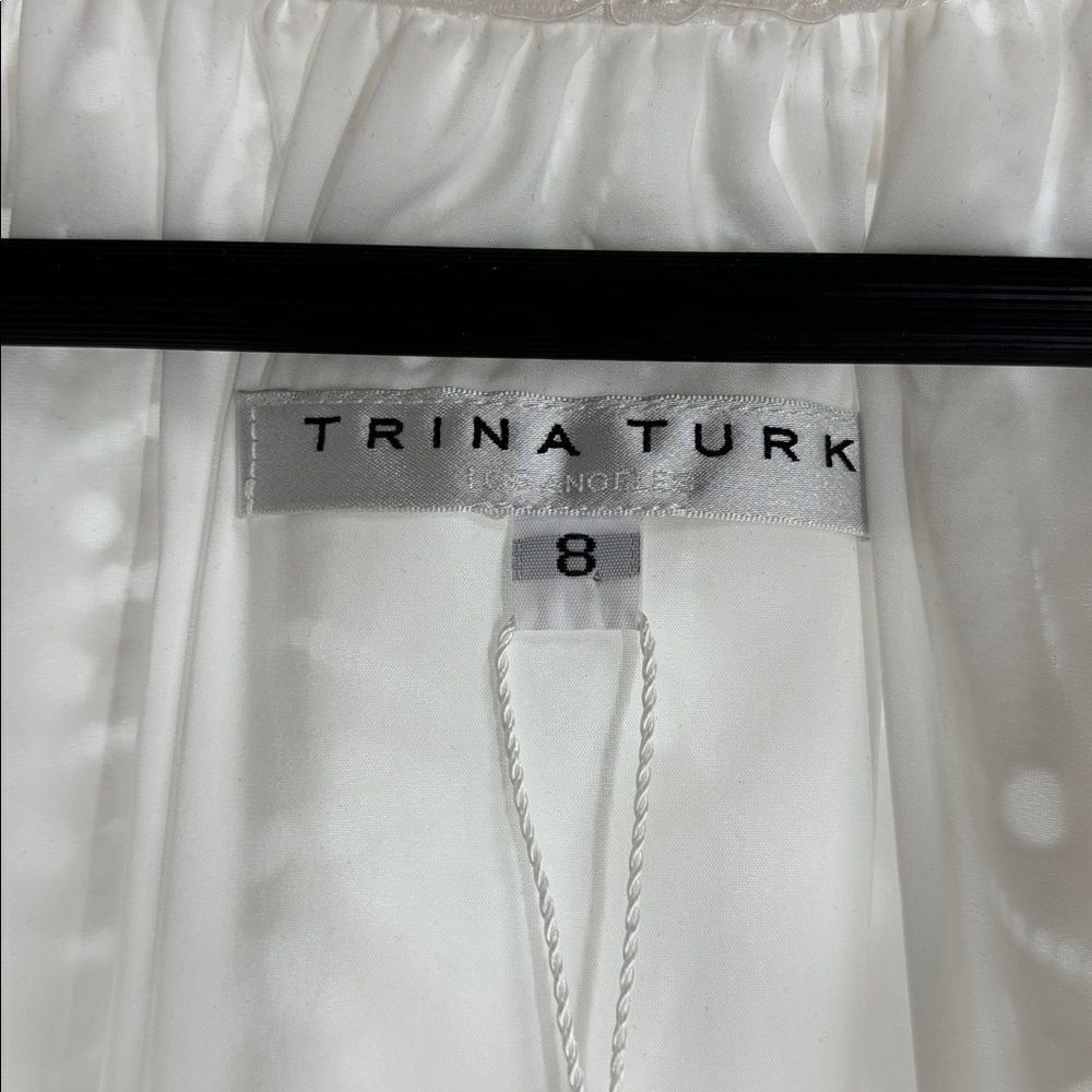 Trina Turk White Lace Midi Dress - Picture 5 of 13